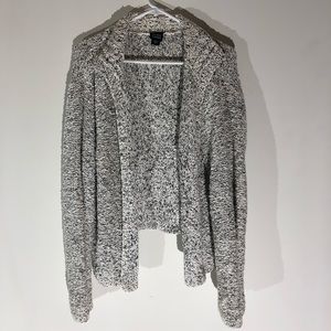 EILEEN FISHER woven button up cardigan sweater